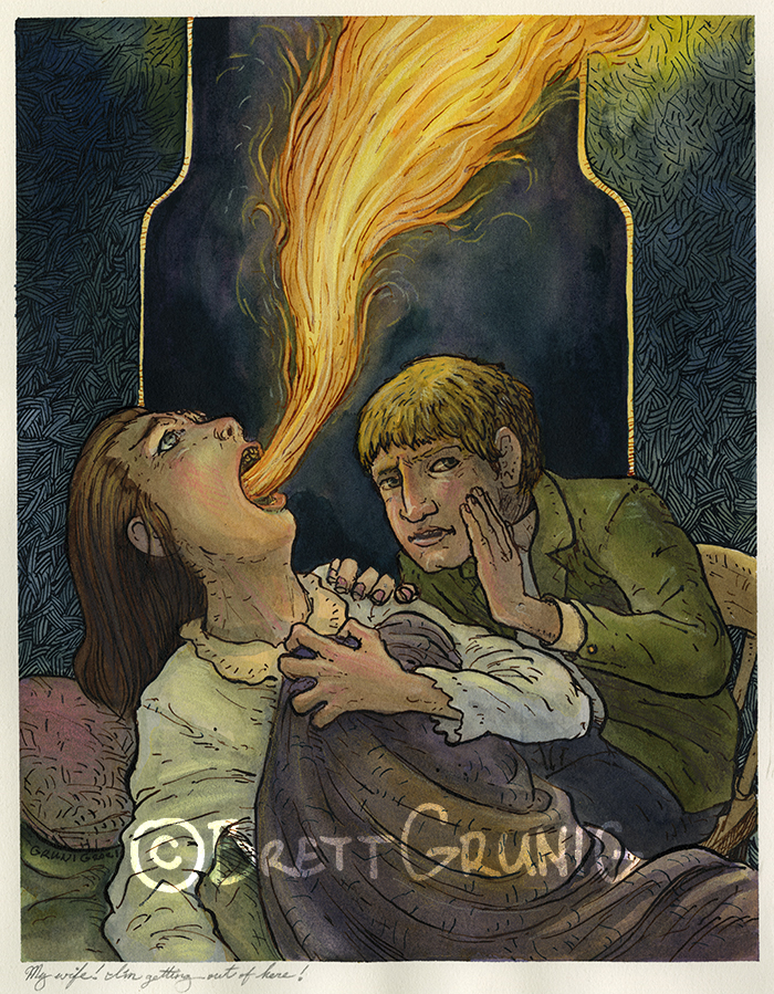 My wife! I'm getting out of here!